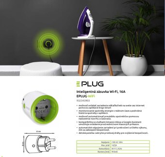 Inteligentná zásuvka, Smart Plug Wi-Fi, 16A - 2