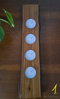 drevený SVIETNIK - 2