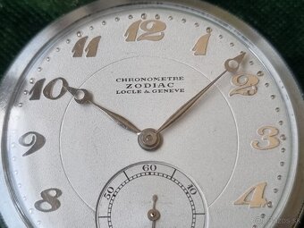 Vreckové hodinky,Zodiac,v oceli. - 2
