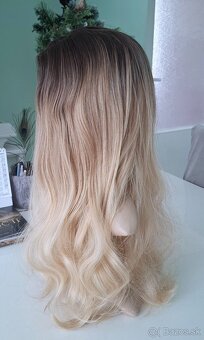 Blond ombre vlnitá parochňa - 2