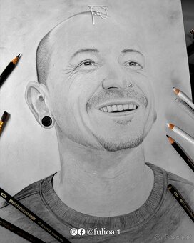''CHESTER'' - Realistický portrét - 2