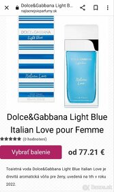 Dolce Gabbana Italian love dámska vôňa - 2