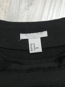 Nová dámska čierna blúzka/top značky H&M - 2