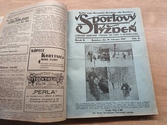 Športový týždeň - šport a automobilizmus 1929, 31.čísiel - 2