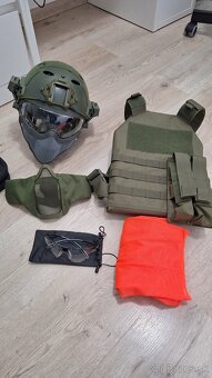 Airsoftka CYMA MP5UMP RIS BLUE + komplet výbava - 2