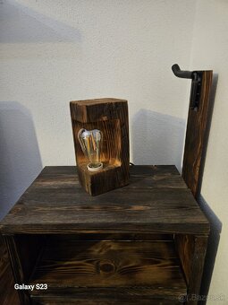 Lampa zo starých hranolov 2ks - 2