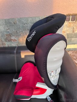 Autosedačka Römer Kidfix SL – červená, vo výbornom stave - 2
