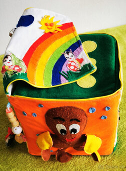 Predám textilnú kocku handmade - 2