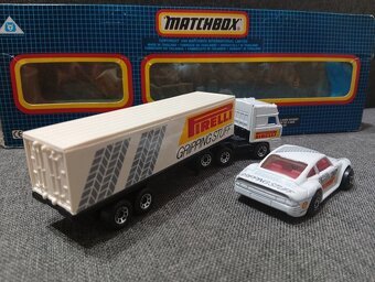 Matchbox Team Convoy TC 15, DAF, Pirelli Set - 2