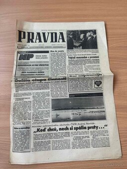 Staré retro noviny - 2