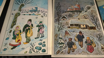 Josef Lada -staré pohľadnice - 2