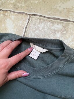 Crop zelená mikina H&M - 2