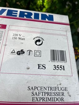 Odšťavovač Severin - 2