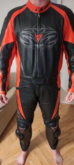 Dainese Pánska Moto Kombinéza 100% Koža 2 Diely veľ. 54 - 2