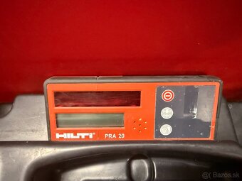 Exterierový rotačný laser Hilti PR20 + prímač PRA20 - 2