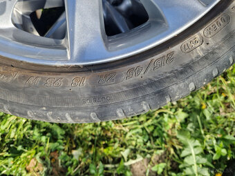 Predám4x18" disky+letné pneumatiky Michelin 215/45 ZR18 93 - 2