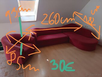 Sedacie súpravy, skrine, stôl, stolík, taburetka - 2