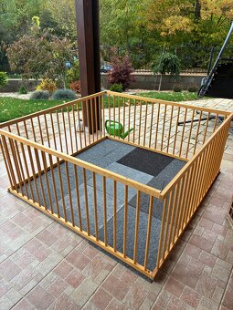 Drevená ohrádka 1,5mx1,5m - 2