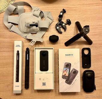 Insta 360 X3 akčná kamera+256Gb pamäťová karta+príslušenstvo - 2