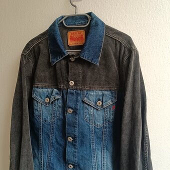 Replay džínsová bunda MV800 denim jacket riflovka XL - 2