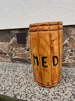 Drevený súdok na med - 2