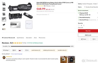 Grip Meike pre NIKON D750 - 2