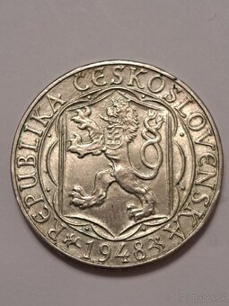 100kčs ČSR 1948 Karlova u - 2