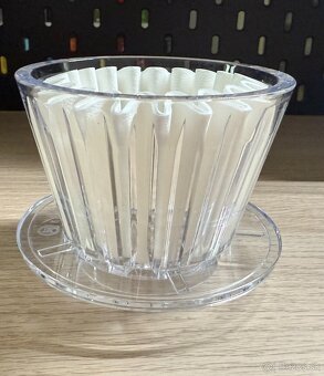 Timemore Crystal Eye B75 plastový dripper 01 - čirý - 2