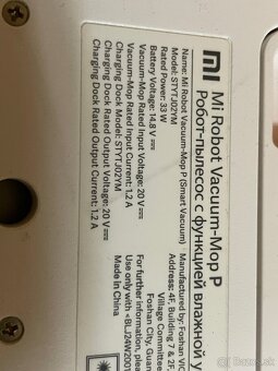 Robotický vysávač Xiaomi Vacuum Mop P - 2