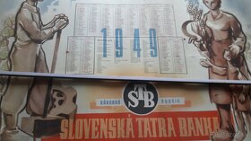 Stary kalendar tatra banka velky - 2