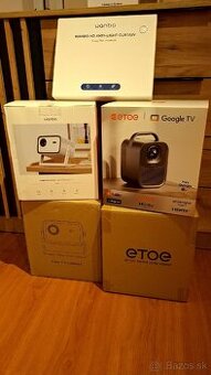 ETOE Seal Pro - Google TV Projektor + 100" projekčné plátno - 2