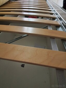 IKEA malm veľká manželská posteľ biela s úložným priestorom - 2