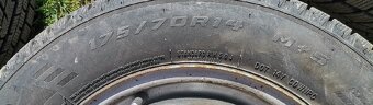 4x Zimné pneumatiky 175/70 R14 plus disky - 2