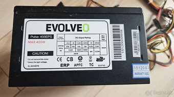 Zdroj PC 400 W Evolveo Pulse 400EPS - 2