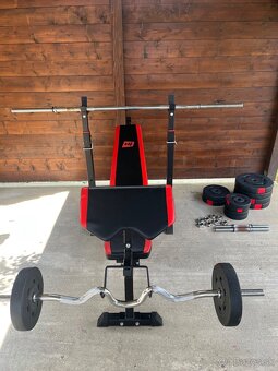 Tréningová lavica HS-1075 Pro s kladkou a modlitebníkom - 2