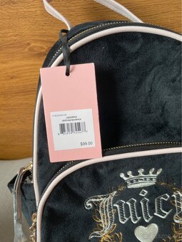 Juicy Couture ruksak – čierny , nový s visačkou - 2