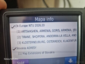 Garmin aktualizácie máp 2025.20/2026.10 / 2026.20 a radarov. - 2