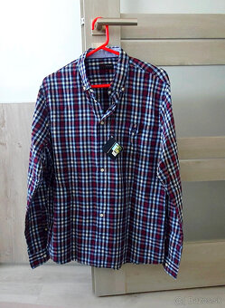 Bordová pánska košeľa v.L - 2