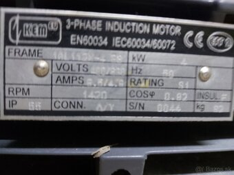 ELEKTROMOTOR 4 kW , 1420 ot/min - 2