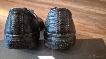 Converse, čierne kožené 37,5 - 2