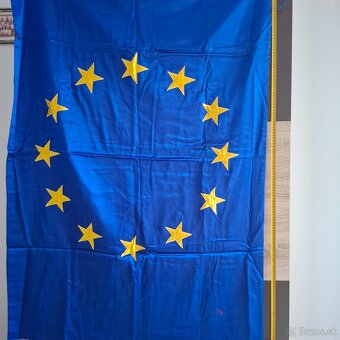 saténová vlajka EU - 2