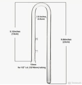 Sklenenny Lily pipes set s priemerom 13mm - 2