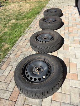 Plechove disky + zimne pneu Goodyear - 2