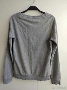 Dievčenský/detský sivý sveter/tričko s dlhým rukávom - 2