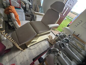 Elektrické Kosmetické křeslo /LEHÁTKO AKCE 3 motory bílé - 2
