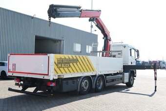 MAN TGS 26.440 LL-6x2–Valník+HR-Palfinger PK 22002–EURO 6 - 2