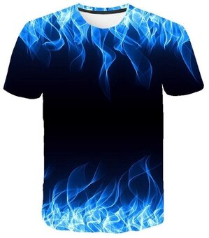 Elastické čierno modré tričko, v. L/XL/XXL - 2