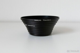 Predám kovové redukčné krúžky 37 - 82mm (9ks) - 2