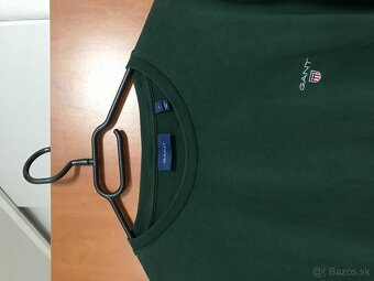 NOVÉ GANT originál vojenská zelena pánske tricko L/XL - 2