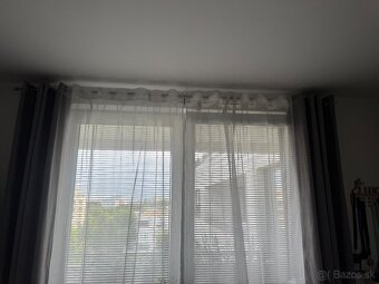Predám garnížu s ozdobnými koncovkami – chrómová, elegantná - 2